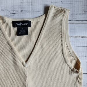 Vintage Willi‎ Smith Yellow 78% Silk Tank Size Small